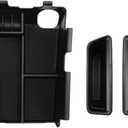 2 Pack for 2024 2025 2026 Ford Mustang Center Console Organizer Tray for Mustang Accessories Armrest Storage Box Insert for EcoBoost/GT/Dark Horse/Premium Door Handle Storage Box + Center Console Tray