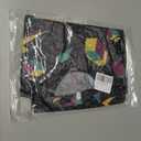 80s 90s Mesh Long Sleeve Shirt Women 90s 80s Themed Party Outfits Retro Sexy Neon Disco See Through Mock Neck Tops (Black, XXL)