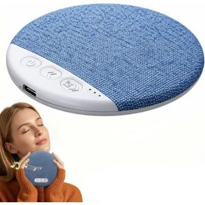 Pillow Speakers for SleepingUnder Pillow Speaker with White Noise Timer, Mini Bone Conduction Sleep Aid with Stereo Bass (Blue)