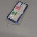 Ailiber for TCL 40T Cell Phone Case, TCL 40 XL T608M Case with Screen Protector, Dual Layer Shockproof Bumper, Clear Transparent Anti Yellowing, Slim [Scratch-Resistant] Cover-Blue