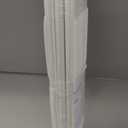 Silent Double Curtain Track Ceiling Mount 8', Wide 4" White Aluminum track Curtains Rail, Bedroom/Window/Hotel Drop Ceiling Curtains Tracks (without curtains & hooks) (Double, 8ft)