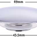 TOPBATHY Copper Basin Plug 2.7 Inch Practical Bathtub Drain Stopper Water Hole Plug for Home Bathroom Kitchen Laundry Use