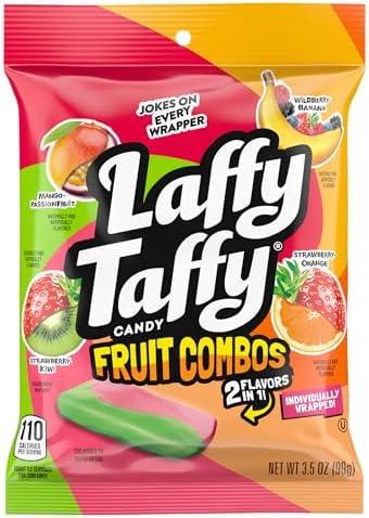 Laffy Taffy Fruit Combos, 3.5 Ounce  By AUG 22 2026 Pack of 6