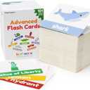 Advanced Flash Cards for Toddlers 3-5 Years 101 Flashcards Preschool Flash Cards Kindergarten Flash Card for Kids Toddler Learning Educational Gift - for Ages 3, 4, 5 & 6