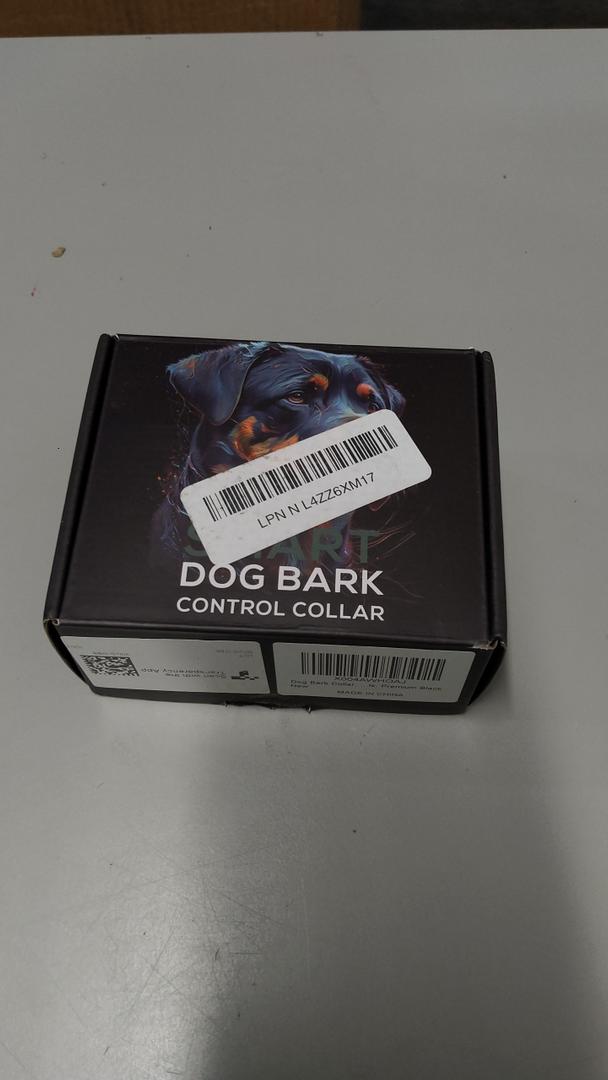 CANDYDOG Dog Bark Collar, Bark Collar for Large & Medium Dogs - IP67 Waterproof & Rechargeable Barking Collar with 4 Modes: Beep, Vibration, Electric Shock, 5 Sensitivity Levels, Premium Black