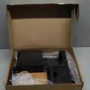 Key Holder Wall Mount, Mail Organizer Key Holder for Wall with Shelf, Drawer, Chalkboard, Corkboard, Home Decor Mounted for Room Entryway (Black) (Vertical)