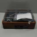 WOCKODER Vintage Record Players for Vinyl with Speakers Belt-Driven Retro Turntable LP Player Support 3-Speed, Bluetooth Playback, AUX-in, Headphone, RCA All-in-one Auto Stop Phonograph Wooden Brown