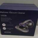 Hersven Mattress Vacuum Cleaner, Handheld UV Bed Vacuum Cleaner 16KPa & 12800 Vibrations Per/Min Upgraded Effectively Clean Up Bed, Pillows, Cloth Sofas, Carpets and Ther Fabric Surfaces