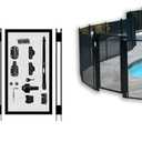 Pool Fence DIY by Life Saver Self-Closing Gate Kit, Black (Pack of 1)