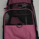 PetAmi Airline Approved Pet Carrier for Cat, Soft Sided Dog Carrier for Small Dog, Cat Travel Supplies Accessories Indoor Cat, Ventilated Pet Carrying Bag Medium Large Kitten Puppy, Small Heather Pink (Small - 17"L x 10.2"W x 11.2"H)