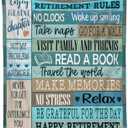 GEEMBI Retirement Gift for Woman - Not My Problem Anymore Soft Fleece Throw Blankets 60x80 in - Happy Retirement Gifts for Women Men, Goodbye Farewell Gifts for Teacher Coworkers Friend