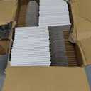 RLAVBL 6x4x3 Shipping Boxes Set of 50, White Small Corrugated Cardboard Box, Mailer Box