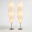 LIGHTACCENTS Diploma Paper Floor Lamp Set - Paper Lamps - Rice Paper Floor Lamps - Paper Floor Lamps for Living Room Fits in Modern Room Decor Perfect for Bedroom Decor - 59 Inches Tall (Set of 2)