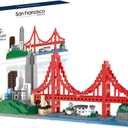 Architecture Skylines Micro Mini Block San Francisco Building Model Set Present Gift for Adults Ages of 14+ 1610pieces