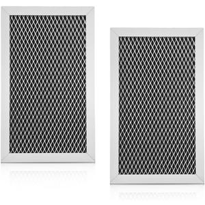 Microwave Charcoal Filter Kit, Fit for GE Microwave Oven JVM6175EK6ES JVM6175YK6FS JVM6175SK6SS QVM7167RN8SS, Pack of 2