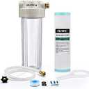 FS-TFC RV Water Filter System Reduces Bad Taste, Odors, Chlorine, Sediment for RVs, Gardening, Farming, Pets and Marines, Drinking & Washing Filter