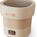 Portable Washing Machine, Mini Washer 12L Upgraded Large Capacity Foldable Washer Deep Cleaning of Underwear Small Baby Clothes Suitable for Apartments, Dormitories, Hotels