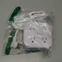 6 Ft Surge Protector Power Strip - 8 Widely Outlets with 4 USB Ports, 3 Side Outlet Extender with 6 Feet Extension Cord, Flat Plug, Wall Mount, Desk USB Charging Station, ETL,White