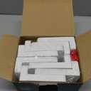 Small Floating Shelf, 4x4 Inch Display Ledges for Wall,Mini Shelves,Rustic Wood Shelf for Bedroom Living Room Bathroom Kitchen (8, Rustic White)