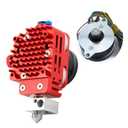 Upgrade Light Universal DDB Dual Gear Extruder Bowden or Direct Drive Plated Copper Printhead Compatible with Ender 3 V2 / Pro / 5 Pro, CR10/ Cr-10S S4 S5 3D Printer TPU