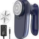 BEAUTURAL Sweater Fabric Shaver Home-Edition, Powerful & Efficient Lint Remover for Clothes and Furniture, AC Adapter or Battery Powered Pill Fuzz Remover, Special for Your Family Ultramarine (Large)