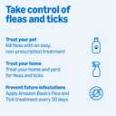 Amazon Basics Preventative Flea and Tick Topical Treatment for Medium Dogs (23-44 lbs), Up to 30 Days Protection, Fast Acting, 6 Counts
