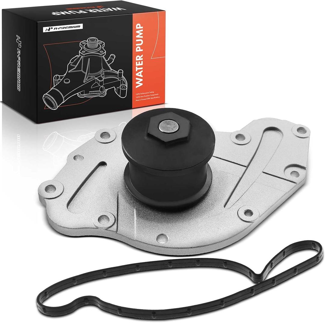 A-Premium Engine Water Pump Kit with Gasket Compatible with Chrysler & Dodge Vehicles - 2005-2010 - 300, Sebring, Town & Country, Avenger & Journey, (V6 3.5L 4.0L) Replace# 4792968AA