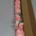 Eyamumo Fake Flowers, Faux Silk Real Touch Artificial Rose Flowers for Decoration DIY, Wedding Party, Home Office Decoration and Dining Table Centerpiece, 7Pcs (DeepPink-30cm, 30CM) (11.81'')