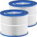PBF40M Spa Hot Tub Filter Replacement Compatible with Pleatco PBF40M, Bullfrog Spas, Wellspring 30 Coreless 10-00282. 2 Pack (white)