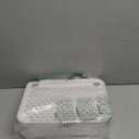 Cat Litter Box Ramp, Litter Box Step Mat with Filter Function, Cat Litter Catcher for Self-Cleaning Litter Boxes, Cats Pedal Stool Ideal for Kitten & Elderly Cats (White)