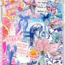 for iPhone 7/8/SE Case, Coastal Collage Pattern with Romantic Quote, Military-Grade Drop Protection, Seaside Daydream Soft Slim TPU Protective Cover with Camera Protection for Women & Girls (BlueSummer)