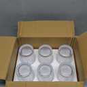 Bekith 6 Pack 12 oz Romantic Water Glasses, Premium Drinking Glasses Tumblers for Beverages, Beer, Refreshments, Vintage Glassware Set for Dinner Parties, Bars, Restaurants