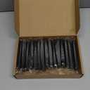 Ravinte 15 Pack Black Cabinet Pulls 3-3/4 Inch Square Cabinet Handles Matte Black Kitchen Hardware for Cabinet Drawer Pulls Come with Screwdriver