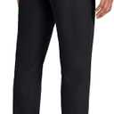 Tyhengta Men's Golf Pants Lightweight Comfy Stretch Work Dress Pants (Black, 32W x 30L)
