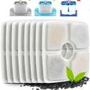 Veken 8 Pack Replacement Filters for 84oz/2.5L Automatic Pet Fountain Cat Water Fountain Dog Water Dispenser