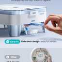 28-Day(1X) Automatic Pill Dispenser One-Press Daily Dispense (No APP), Easy-to-Use Slide-Door Cup, Sound & Light Alerts, Moisture-Proof Dual Desiccants, Large Compartments for Tablets & Capsules