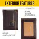 Carhartt Men's Durable Oil Tan Leather Wallets, Available in Multiple Styles