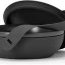 W&P Porter Ceramic Bowl Lunch Container w/ Protective Non-slip Exterior, Charcoal 1 Liter | Lid & Snap-tight Silicone Strap | Food Storage, Bento Box, Meal Prep | BPA-Free Ceramic