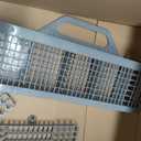 Universal Dishwasher Cutlery Basket Replacement WD28X10128 Dishwasher Utensil Silverware Basket, Compatible with Part No. AH959351, EA959351, PS959351, WD28X10127, WD28X10132