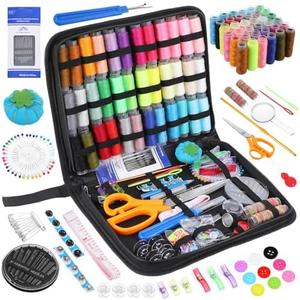 MAQUITA Sewing Kit, 213 Pcs Premium Sewing Supplies, 38 Thread Spools, Suitable for Traveller, Adults, Kids, Beginner, Emergency, DIY