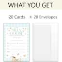 Silly Goose Baby Shower Invitations - 20 Invitation Cards 4"x6" with 20 Envelopes - A New Silly Goose Is About To Be On The Loose - Cute Baby Shower invites.(073)