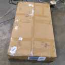 Pamapic Glass Top Vanity Desk with Crystal Handles, 11 Drawers Makeup Vanity with Mirror and Stool, 3 Lighting Modes Dressing Table, Power Outlet, Silent Slides, White (46"*15.7"*56.1")