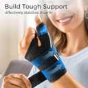 FREETOO Thumb Brace Support Right Hand or Left Hand for Arthritis Pain and Support, Thumb Spica Splint for Trigger Thumb, Thumb Stabilizer for Tendonitis, Sprain Fits Palm 7.5''-8.5'' S/M White