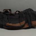 Litvyak Duffle Bag for Travel, 50L Canvas Travel Duffel Bags Overnight Weekend Gym Carry On Luggage Bag for Men & Women(Black+Toiletry Bag)