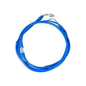 NIBBI High Performance Motorcycle Throttle Cable Adjustable GY6 Scooter Throttle Cable Flat Slide Carburetor Throttle Cable Red 185CM Fit Yamaha TaoTao Kymco SYM GY6 Scooter 125 150 Moped (blue)