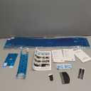 6pcs 2026 2025 Hyundai Santa Fe Screen Protector is a Continuous & AC Climate Film for 2025 2024 Hyundai Santa Fe SE SEL XRT Limited Calligraphy Hybrid Dual 12.3Inch Plastic Screen Protector Touchscreen