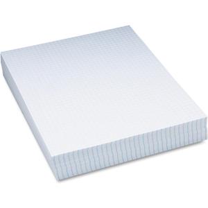 Pacon Composition Paper, 8 1/2"X11", 1/4" Quadrille, White, 500 Sheets
