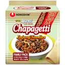 Nongshim Ramen Noodles, Gourmet Instant Ramen, Premium Microwavable Noodle, Chapagetti, 4.5 Ounce (Pack of 4)