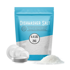 IMPRESA 4.4 LB Dishwasher Salt - Water Softener Salt - Compatible with Bosch, Miele, Whirlpool, Thermador and More (2 KG)