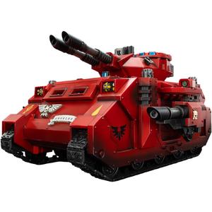 JOYTOY Warhammer 40k Blood Angels 1/18 Action Figure Blood Angels Predator Annihilator with Twin Lascannons Collectible Gifts,Toys for Kids 15+ and Adults 10-inch